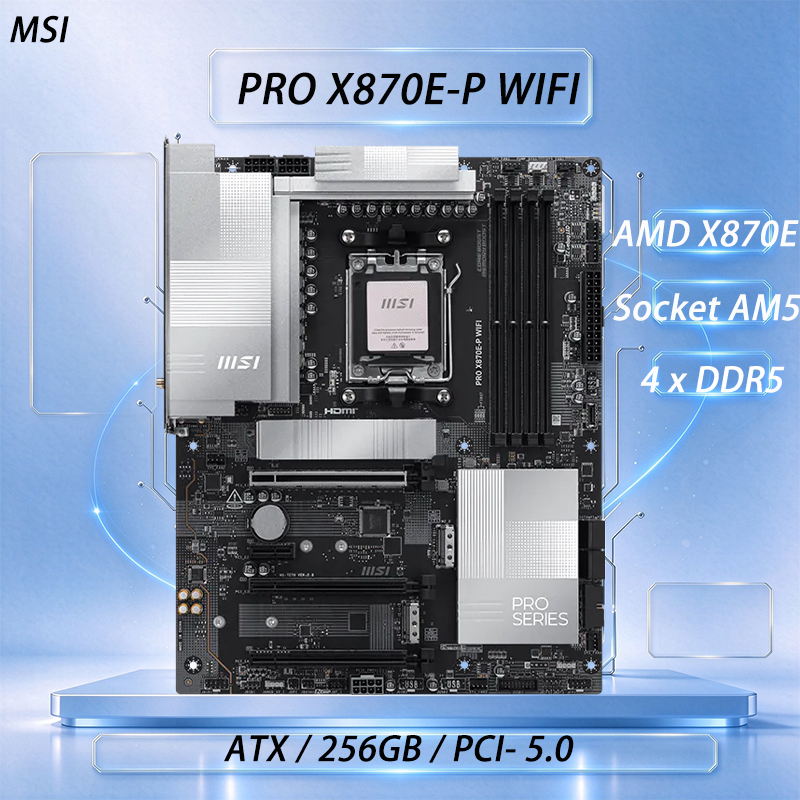 MSI PRO X870E-P WIFI Anakart,  - X870E Atx Motherboard incelemesi ve fiyatı
