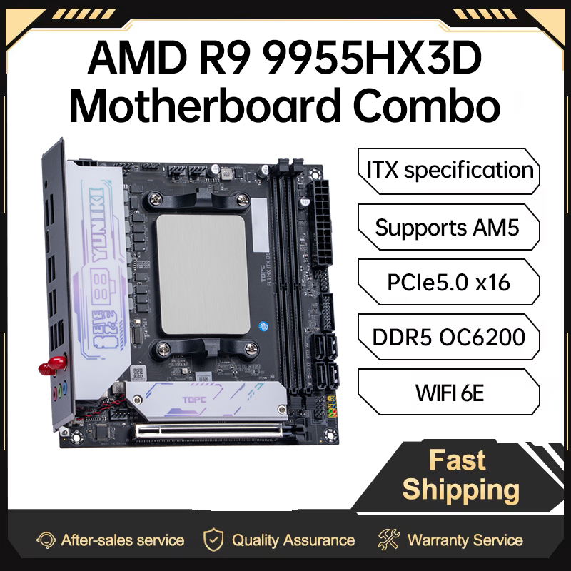 TOPC AMD Ryzen 9 9955HX3D Anak - X870E Atx Motherboard incelemesi ve fiyatı