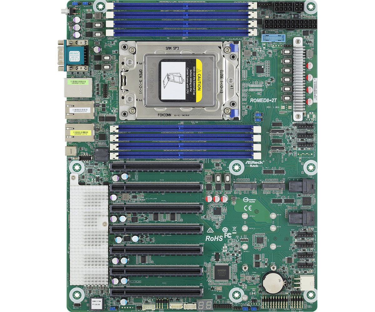 ASRock Rack ROMED8-2T AMD EPYC - Dual Socket Sp3 Epyc Motherboard incelemesi ve fiyatı